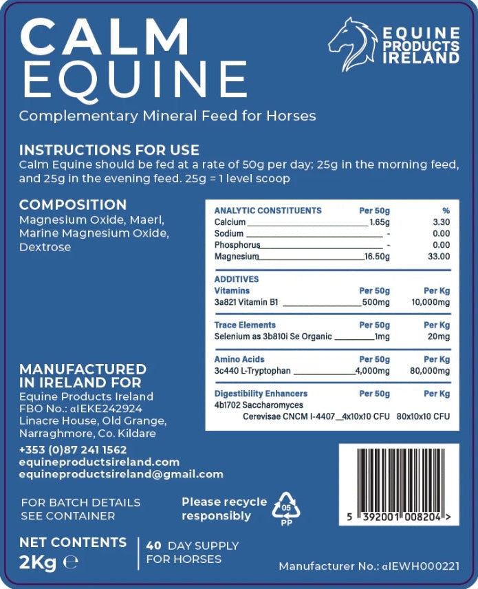 Calm Equine 2kg