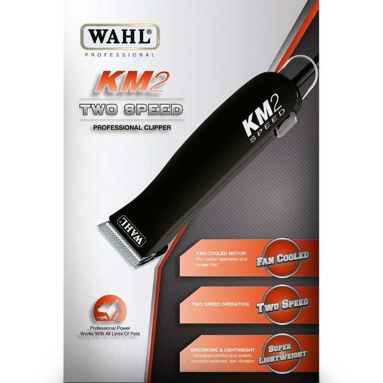 Wahl KM2 Dual Speed Clippers with #10 Blade