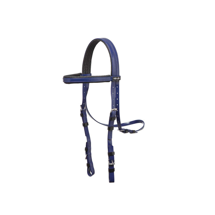 Zilco Padded Bridle Headpiece Blue