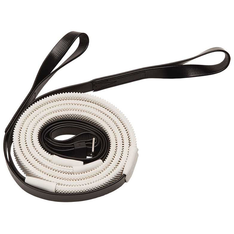 16mm Loop End Reins- White Grips (Zilco)