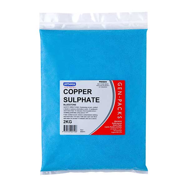 Vetsense Gen Packs Copper Sulphate 2KG