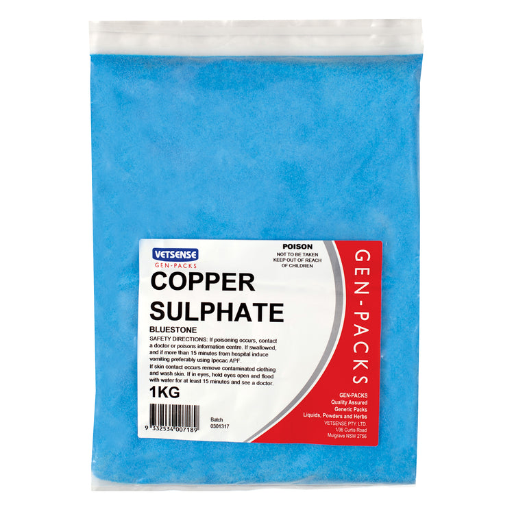 Copper Sulphate 1kg (Vetsense)