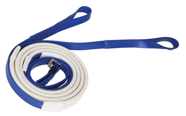 16mm Loop End Reins- Blue Grips (Zilco)