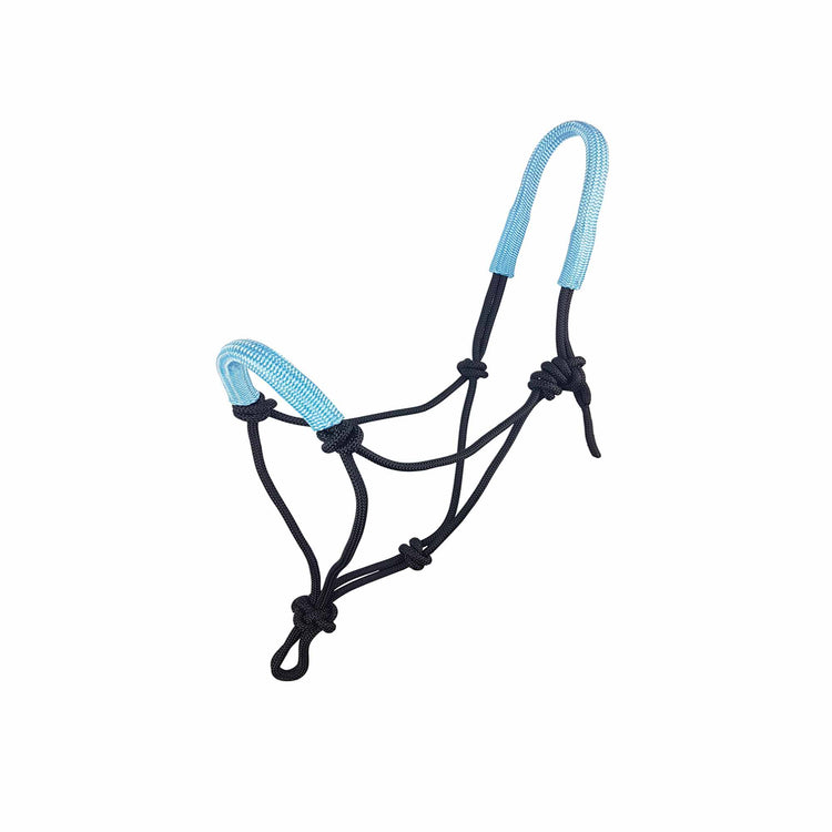 Zilco Knotted Halter with Padded Nose Blue