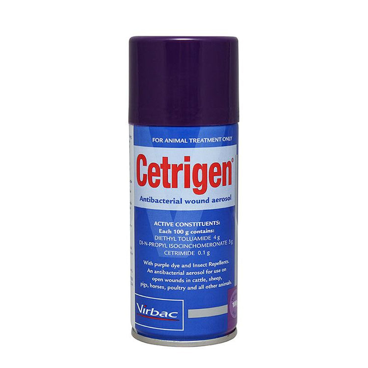 Virbac Cetrigen Aerosol 100g - Animalcare Supplies