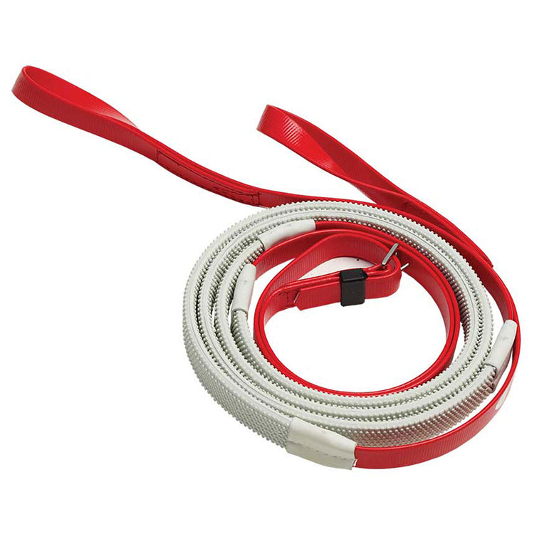 16mm Loop End Reins- Red Grips (Zilco)