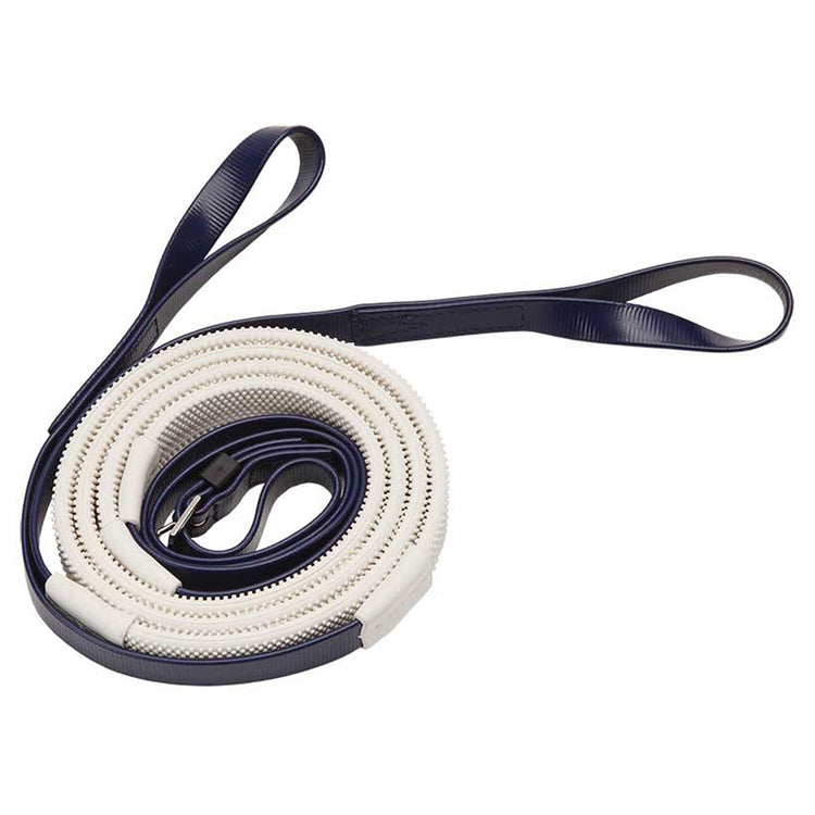 16mm Loop End Reins- Navy Grips (Zilco)