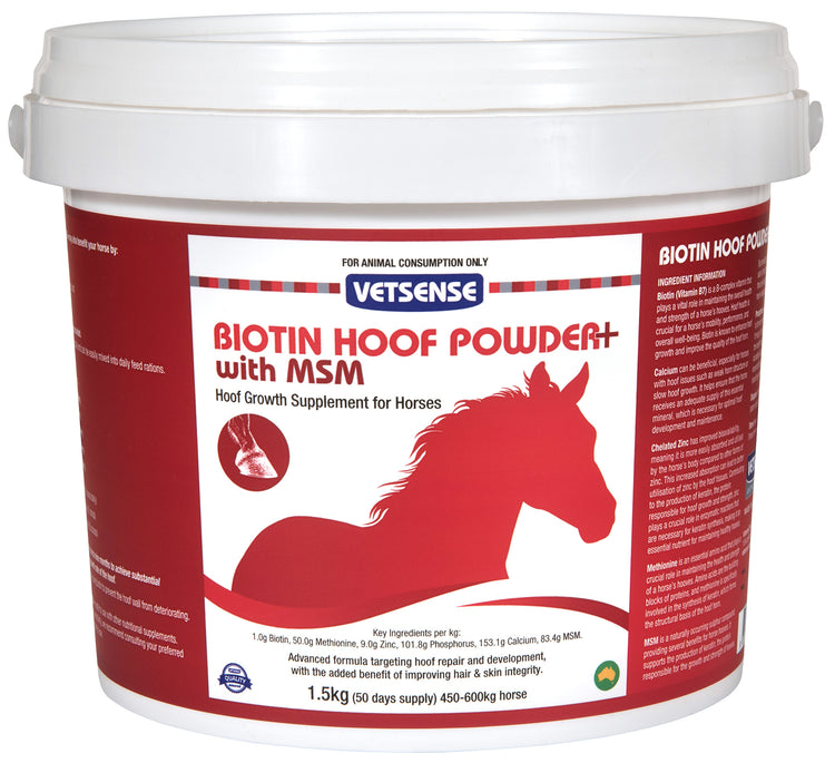 Vetsense Biotin Hoof Powder +