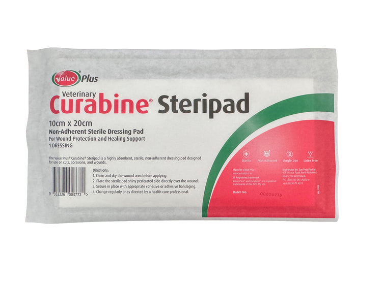 Value Plus Veterinary Curabine Steripad