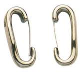 Bit Clip Solid Brass pair