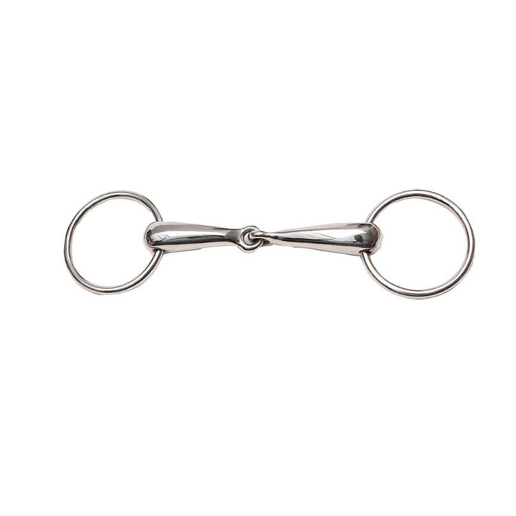Zilco Hollow Mouth Ring Snaffle Bit 5"