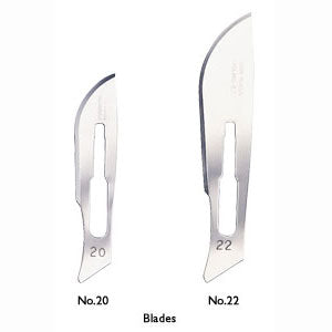 Scalpel Blades - (Sizes 10 to 24)