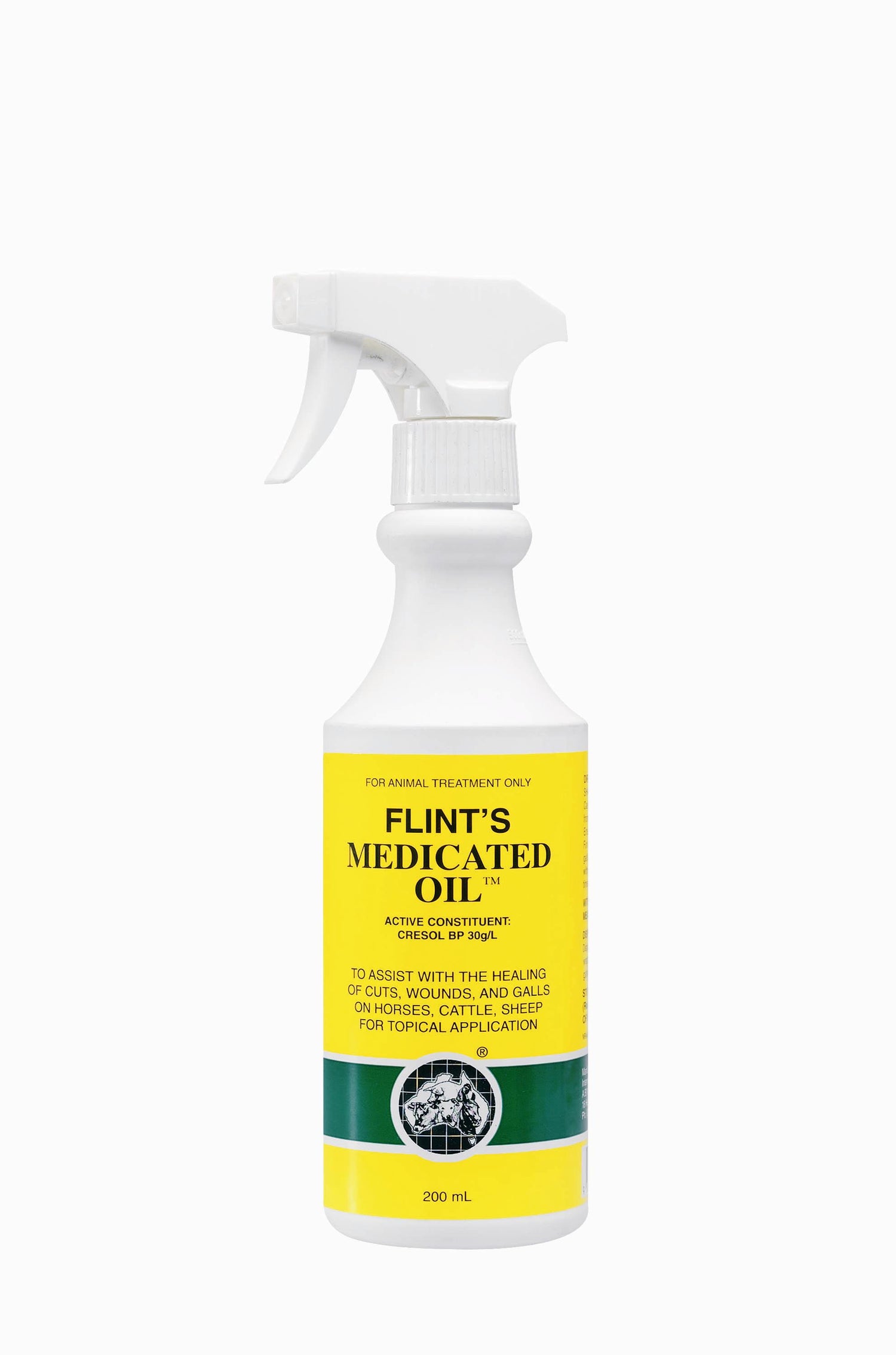 Flint's Medicated Oil 200ml (I.A.H.)