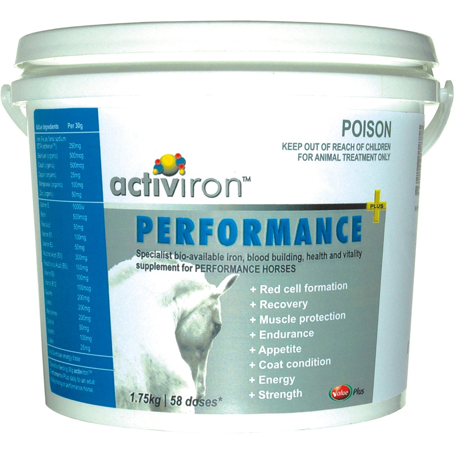 Activiron Performance Plus Powder 1.75kg (Value Plus)