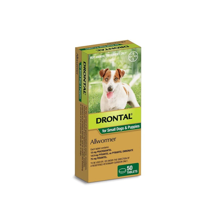 Drontal Dog & Pup up to 3kg 50's