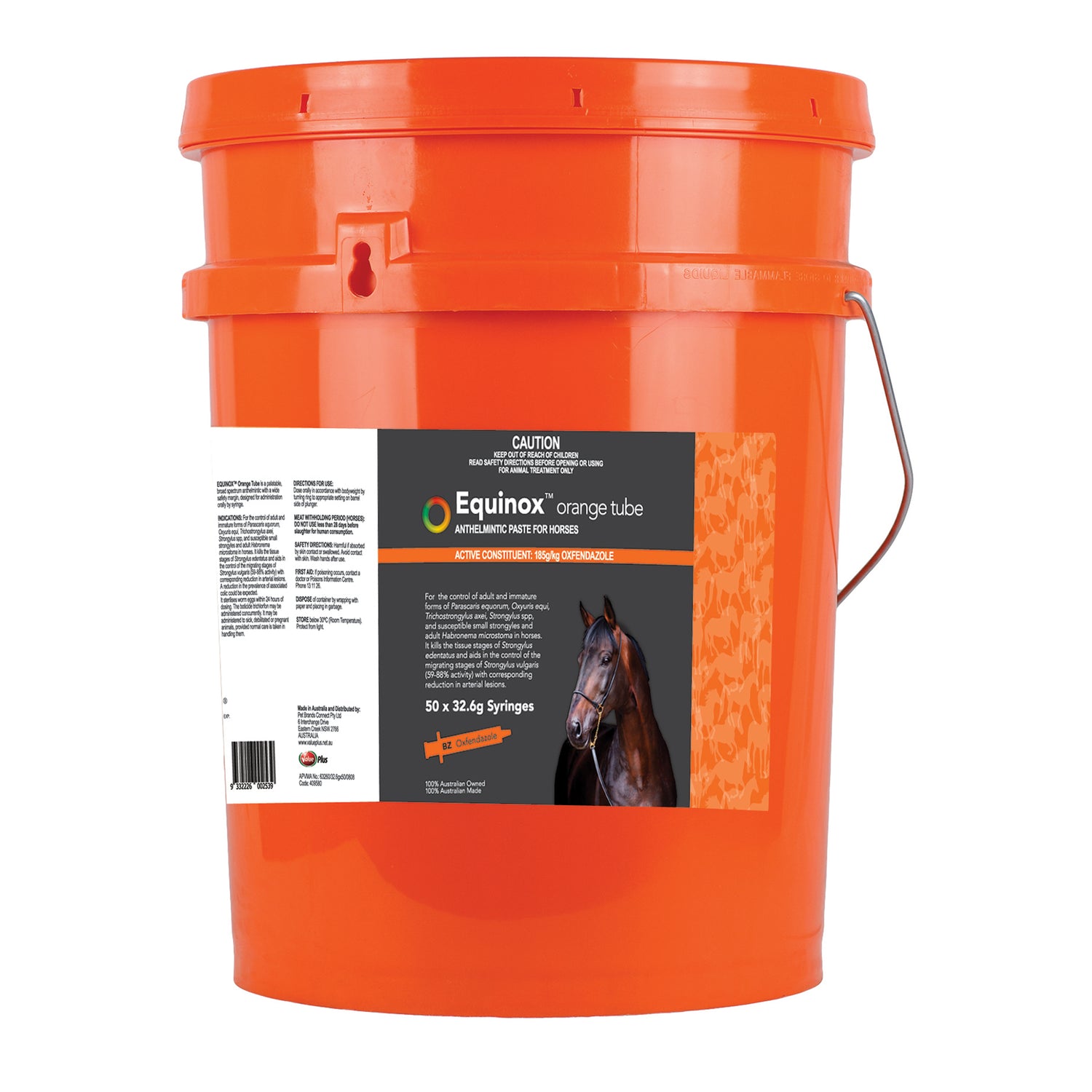 Equinox Orange Tube Stud Bucket 50s (Value Plus)