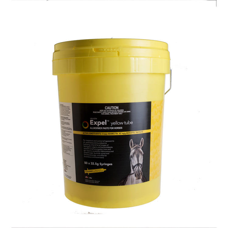 Expel Yellow Tube Stud Bucket 50s (Value Plus)