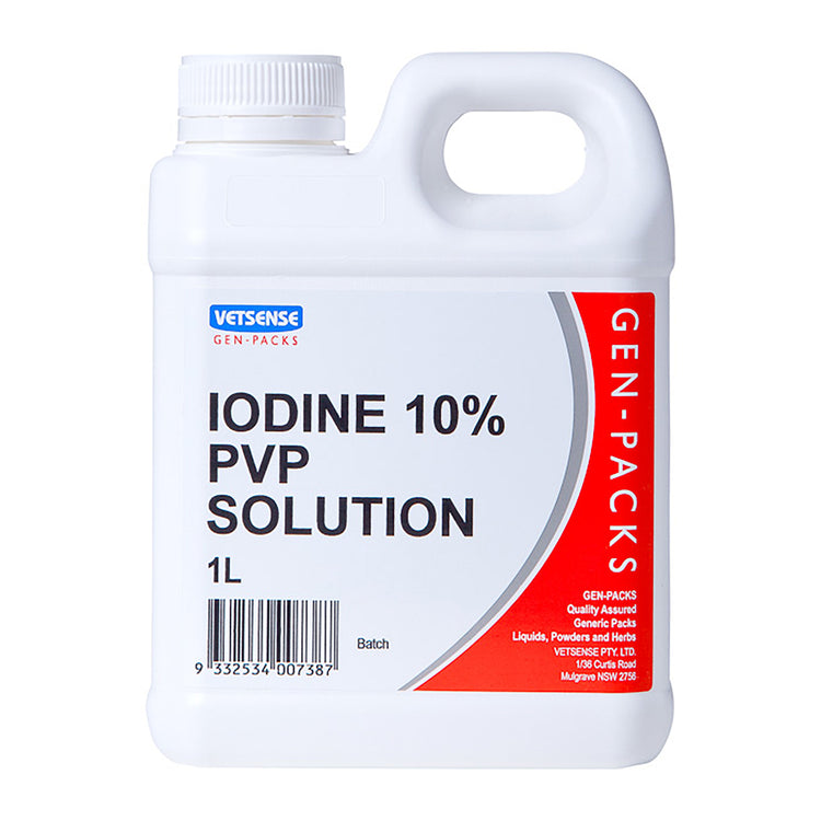 Iodine 10% PVP 1L (Vetsense)