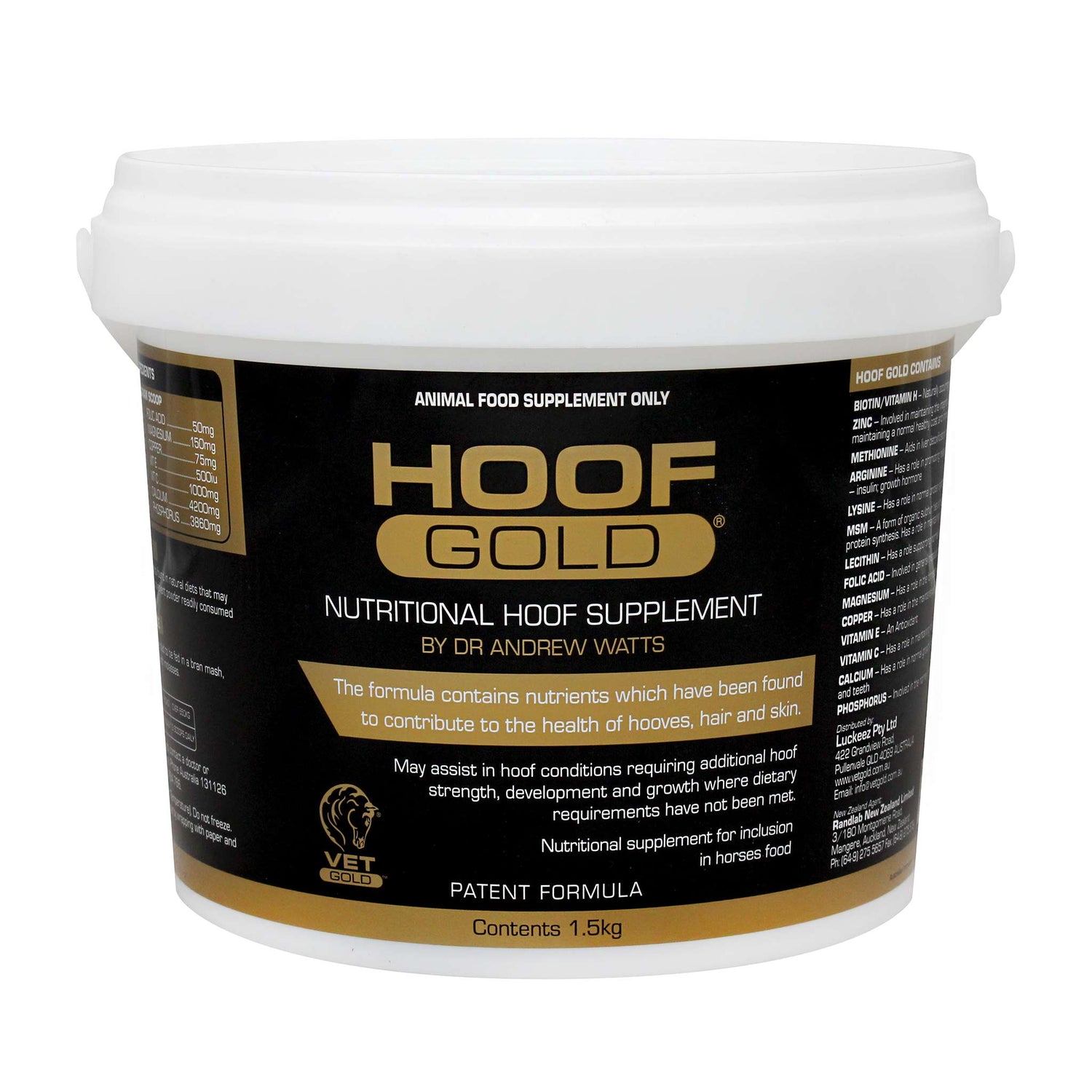 Vet Gold Hoof Gold 1.5kg
