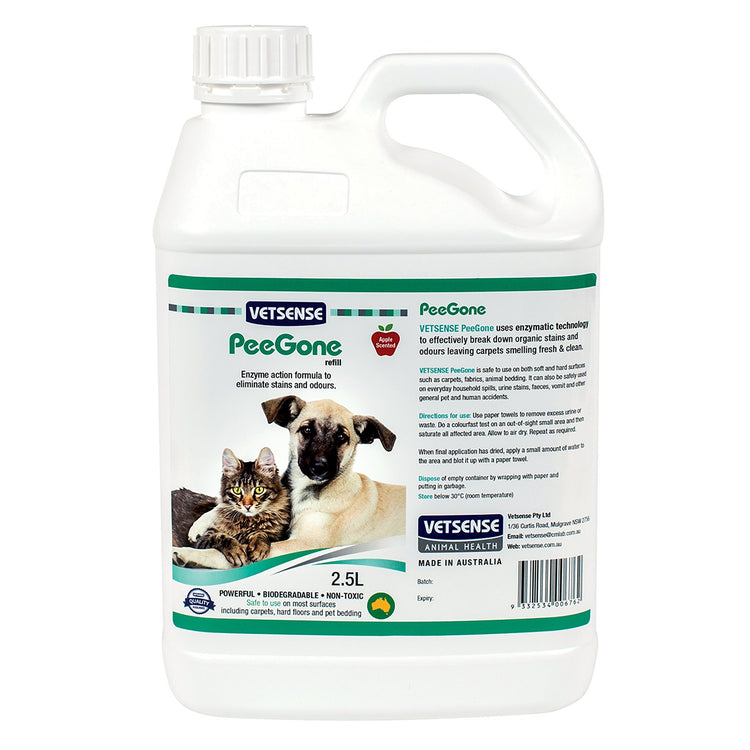 Vetsense PeeGone - Stain and Odour Refill 2.5lt