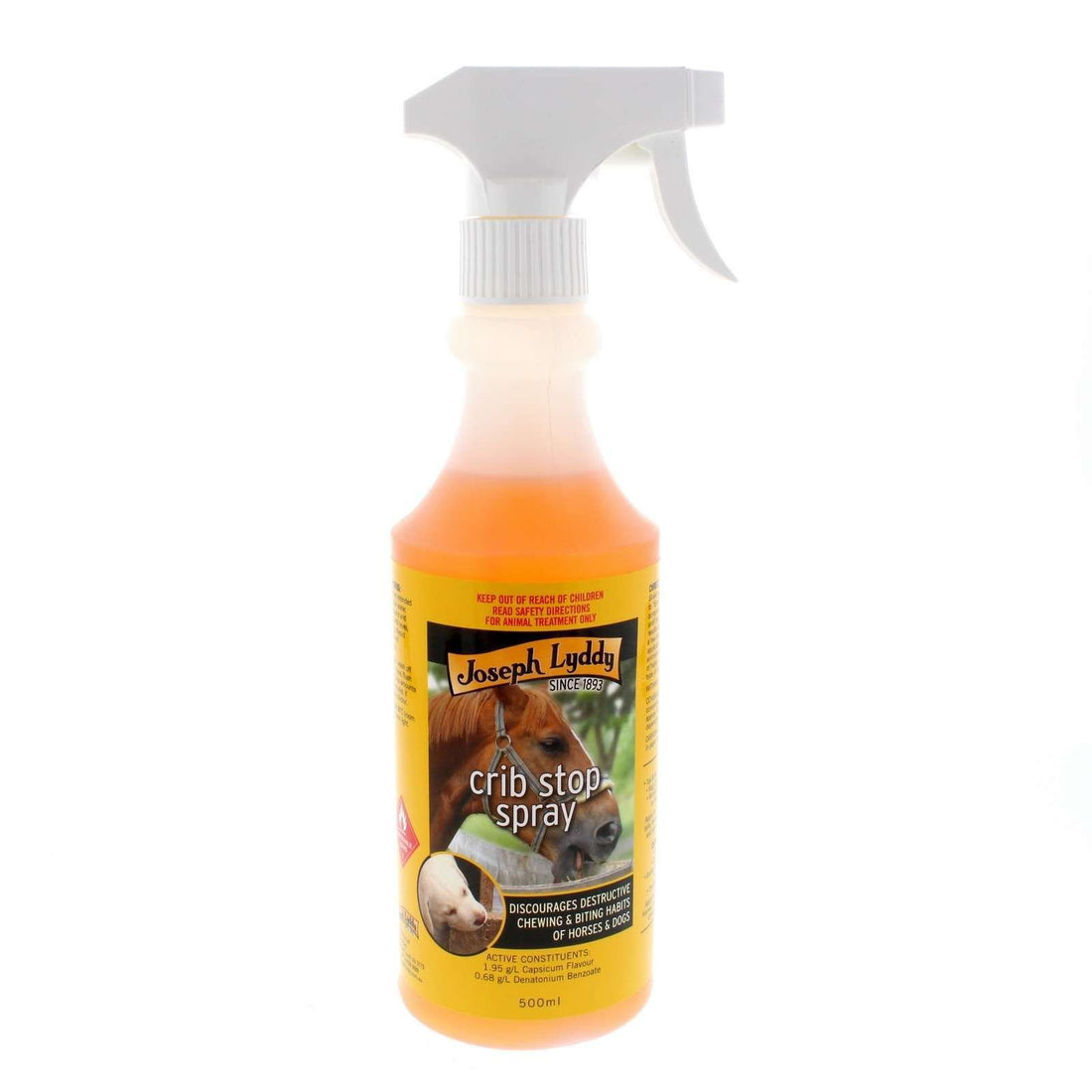 Lyddy Crib Stop Spray Pack 500ml Animalcare Supplies